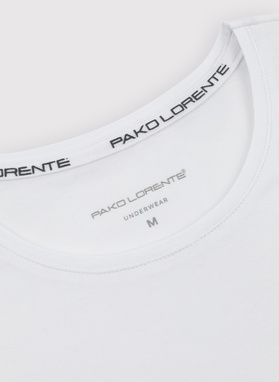 Męski longsleeve w białym kolorze, dwupak