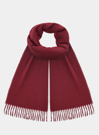 Bordowy szalik męski