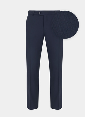 Klasyczny granatowy wełniany smoking