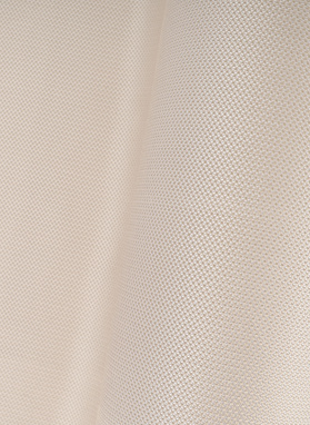 Ecru zestaw krawat i poszetka