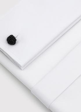 Biała koszula na spinki w fasonie slim