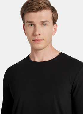 Longsleeve męski w kolorze czarnym