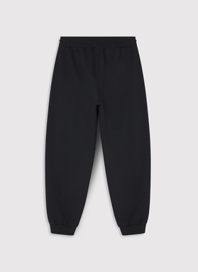 Czarny dres męski z bluzą z kapturem