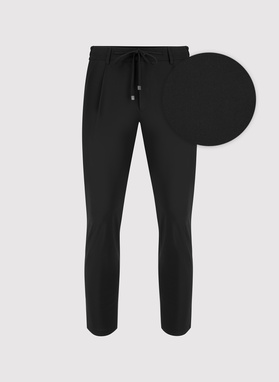 Spodnie garniturowe w kolorze czarnym