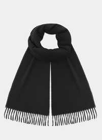 Czarny szalik męski