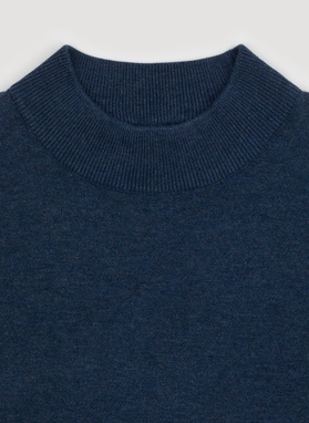 Półgolf męski w ciemnoniebieskim kolorze