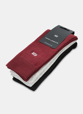 Zestaw skarpet męskich w prążek