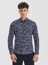 Bawełniana koszula w kwiaty