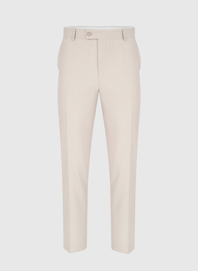 Dwuczęściowy garnitur męski w kolorze beżowym