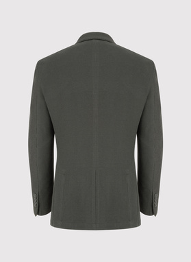 Bawełniana marynarka męska w kolorze zielonym