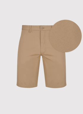 Bawełniane beżowe szorty męskie