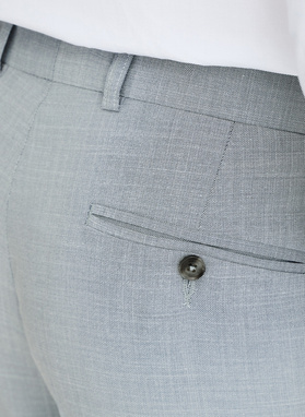 Szare spodnie ganiturowe