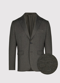 Brązowa dzianinowa marynarka męska