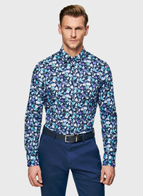 Koszula męska w kwiaty