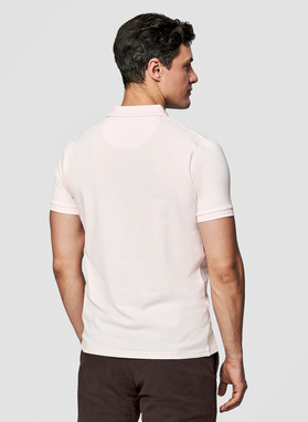 Polo męskie w kolorze różowym