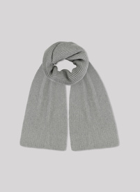 Szary bawełniany szalik męski