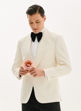 Ślubna marynarka smokingowa