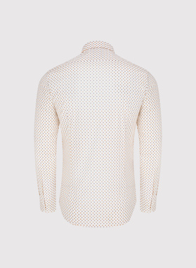 Biała koszula w kwiatowy print