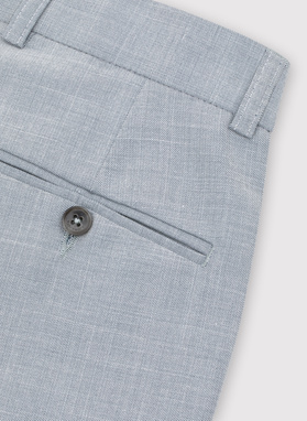 Szary garnitur męski