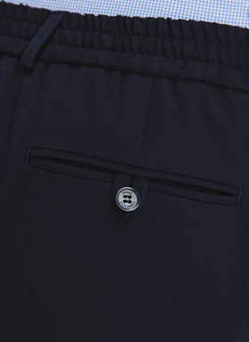 Granatowe spodnie męskie