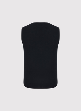 Bezrękawnik z dekoltem w serek