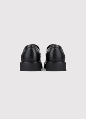 Czarne loafersy męskie