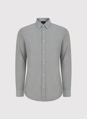 Szara koszula męska