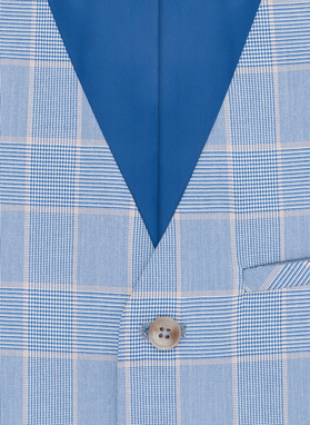 Męska kamizelka w kratę księcia Walii