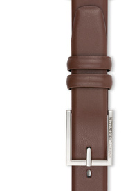 Kamelowy skórzany pasek męski