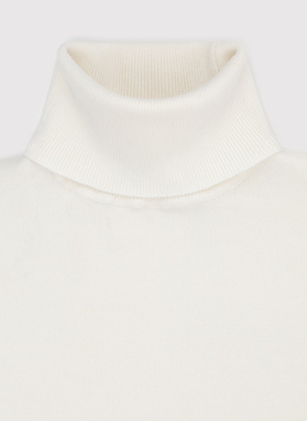 Golf męski w białym kolorze