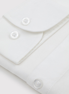 Biała bawełniana koszula męska