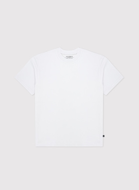 Biały męski t-shirt basic