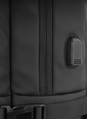 Czarny plecak męski