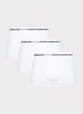 Trójpak bokserek męskich w kolorze białym