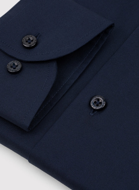 Granatowa koszula bawełniana