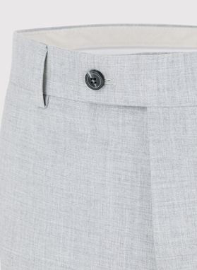 Spodnie garniturowe w kolorze jasnoszarym