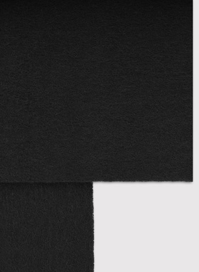 Wełniany czarny szalik