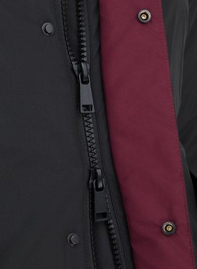 Czarna kurtka męska z kapturem