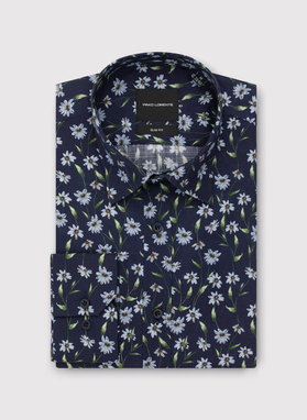 Bawełniana koszula w kwiaty