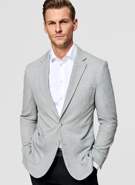 Szara marynarka męska