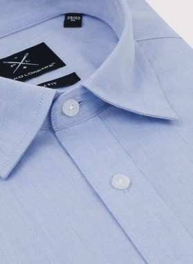 Gładka bawełniana koszula męska