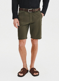 Bawełniane zielone szorty męskie