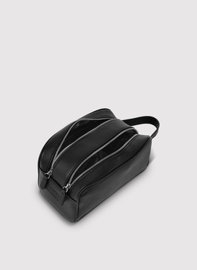 Dwukomorowa kosmetyczka męska