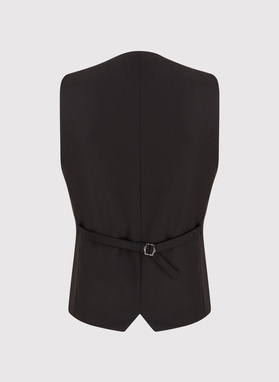 Trzyczęściowy brązowy smoking