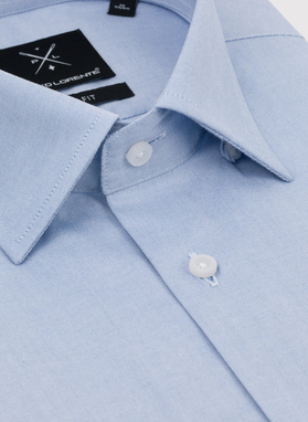 Niebieska bawełniana koszula męska