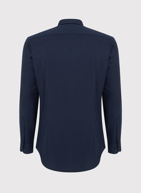 Granatowa koszula męska