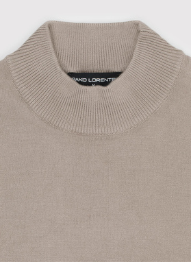 Beżowy półgolf męski