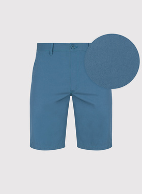 Bawełniane niebieskie szorty męskie