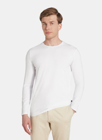 Longsleeve męski w kolorze białym