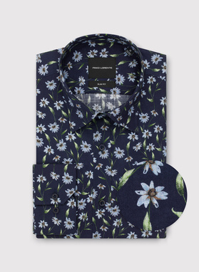 Bawełniana koszula w kwiaty